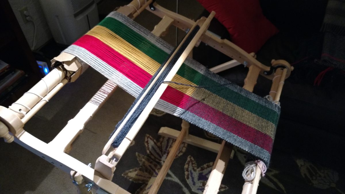 Weaving 008 – Colorful leftovers – John Kast's Place